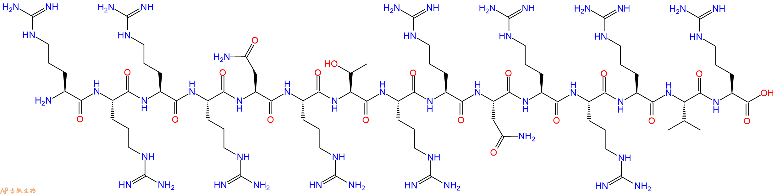专肽生物产品细胞穿膜肽FHV Coat-(35-49)