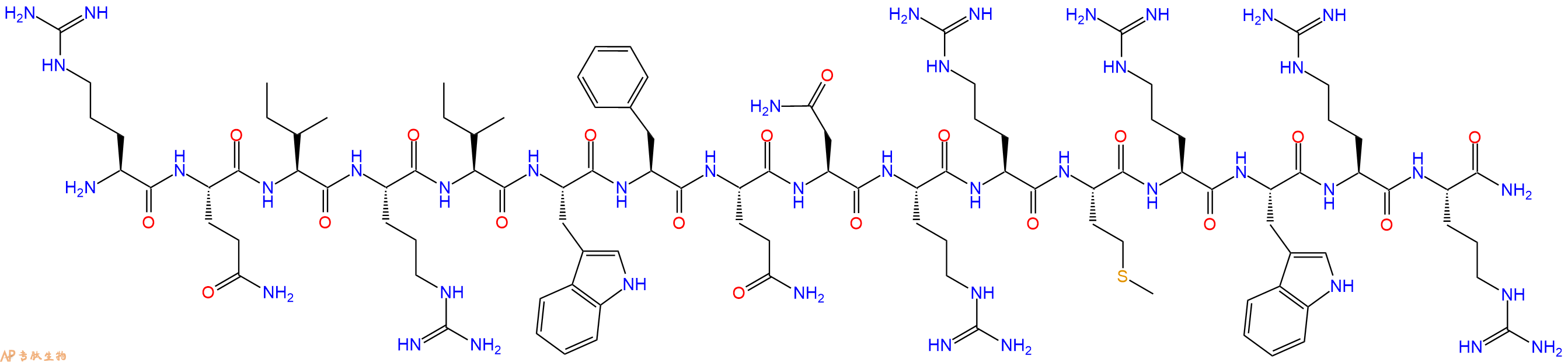 专肽生物产品细胞穿膜肽Penetratin-Arg