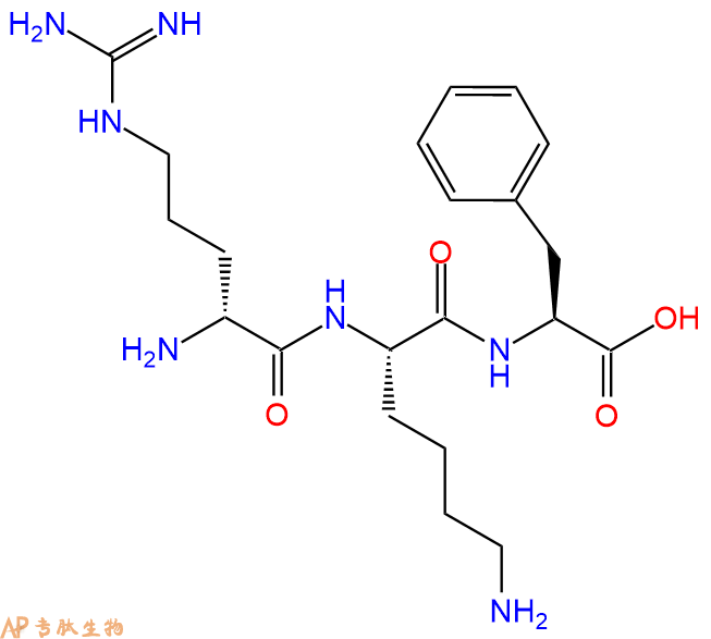专肽生物产品H2N-DArg-Lys-Phe-OH