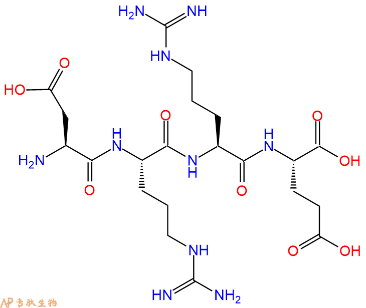 专肽生物产品H2N-Asp-Arg-Arg-Glu-OH