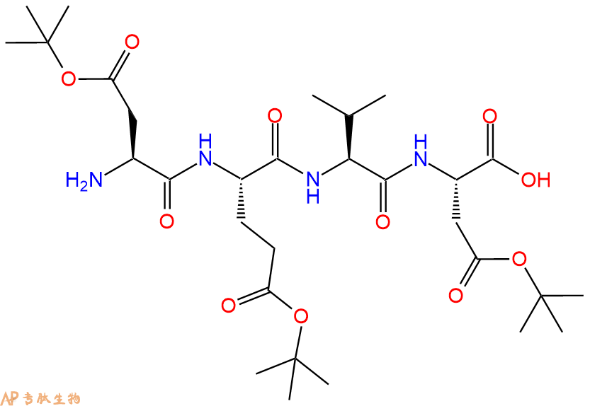 专肽生物产品H2N-Asp(OtBu)-Glu(OtBu)-Val-Asp(OtBu)-OH
