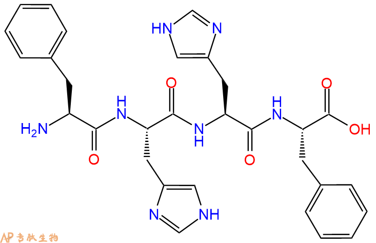 专肽生物产品H2N-Phe-His-His-Phe-OH