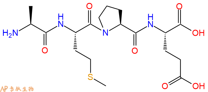 专肽生物产品H2N-Ala-Met-Pro-Glu-OH