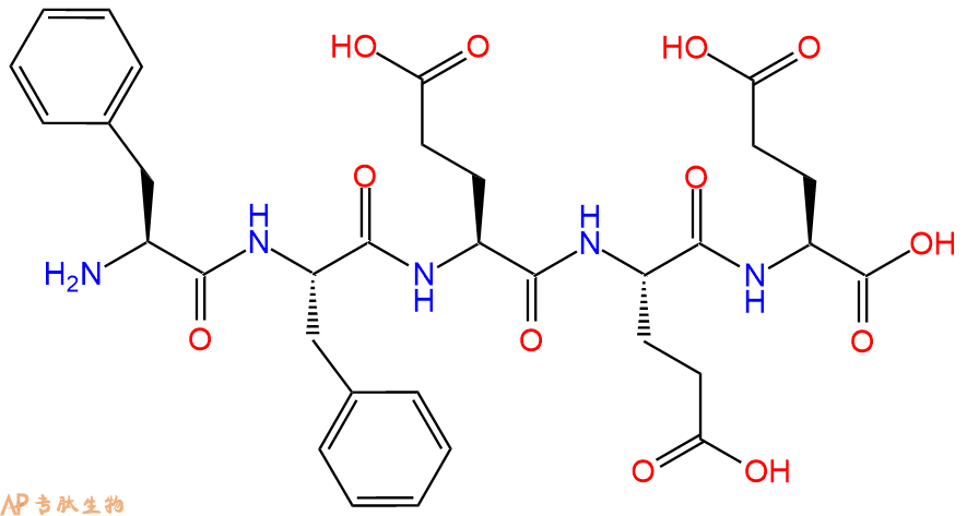 专肽生物产品H2N-Phe-Phe-Glu-Glu-Glu-OH