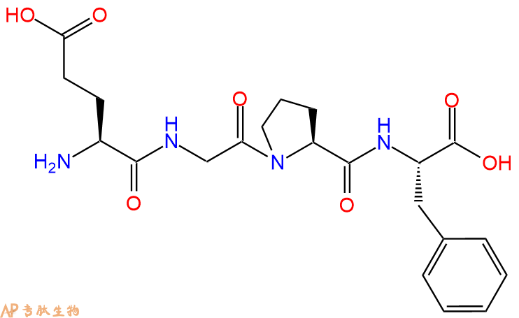专肽生物产品H2N-Glu-Gly-Pro-Phe-OH