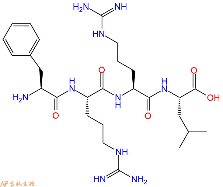 专肽生物产品H2N-Phe-Arg-Arg-Leu-OH