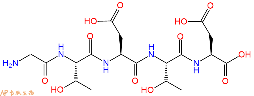 专肽生物产品H2N-Gly-Thr-Asp-Thr-Asp-OH