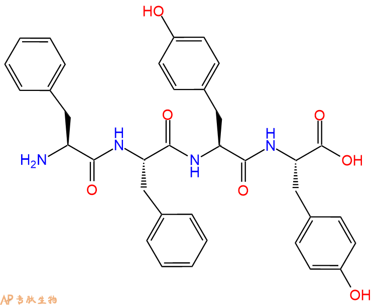 专肽生物产品H2N-Phe-Phe-Tyr-Tyr-OH