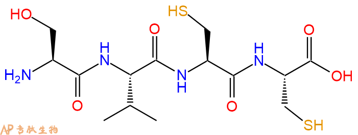 专肽生物产品H2N-Ser-Val-Cys-Cys-OH