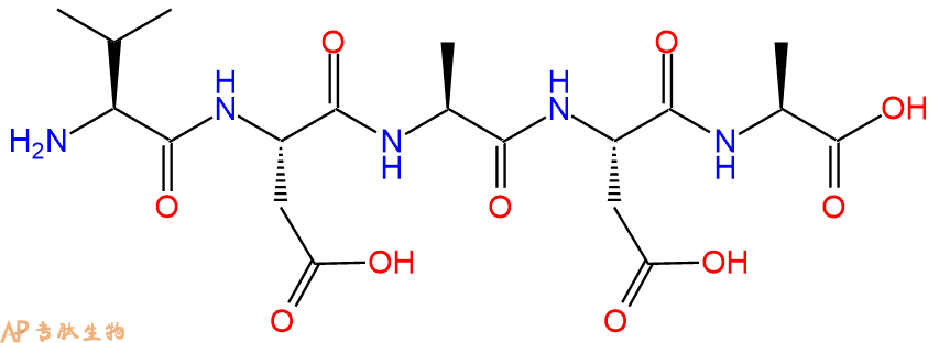 专肽生物产品H2N-Val-Asp-Ala-Asp-Ala-OH