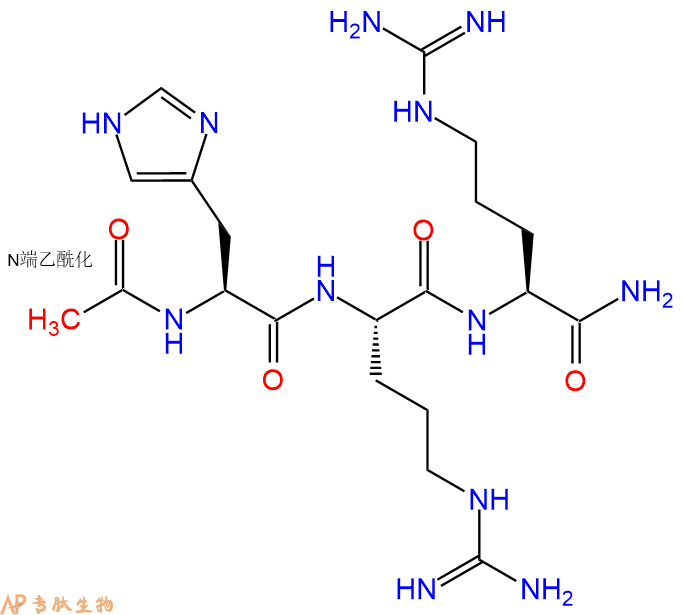 专肽生物产品Ac-His-Arg-Arg-NH2