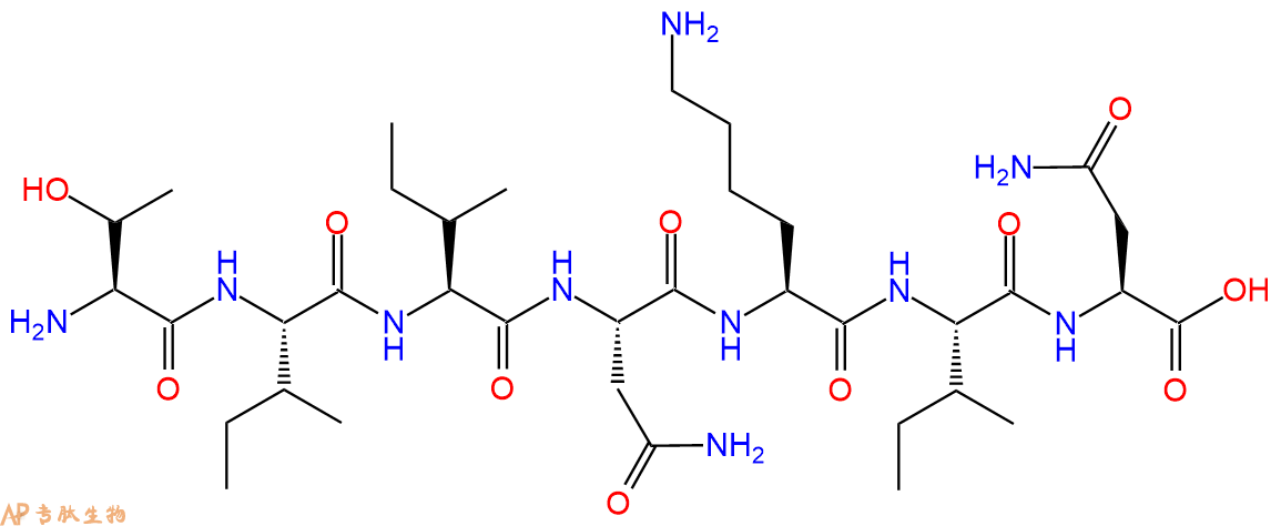 专肽生物产品H2N-Thr-Ile-Ile-Asn-Lys-Ile-Asn-OH