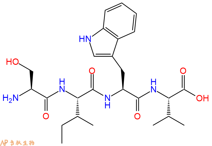 专肽生物产品H2N-Ser-Ile-Trp-Val-OH