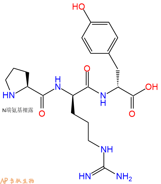 专肽生物产品H2N-Pro-DArg-DTyr-OH