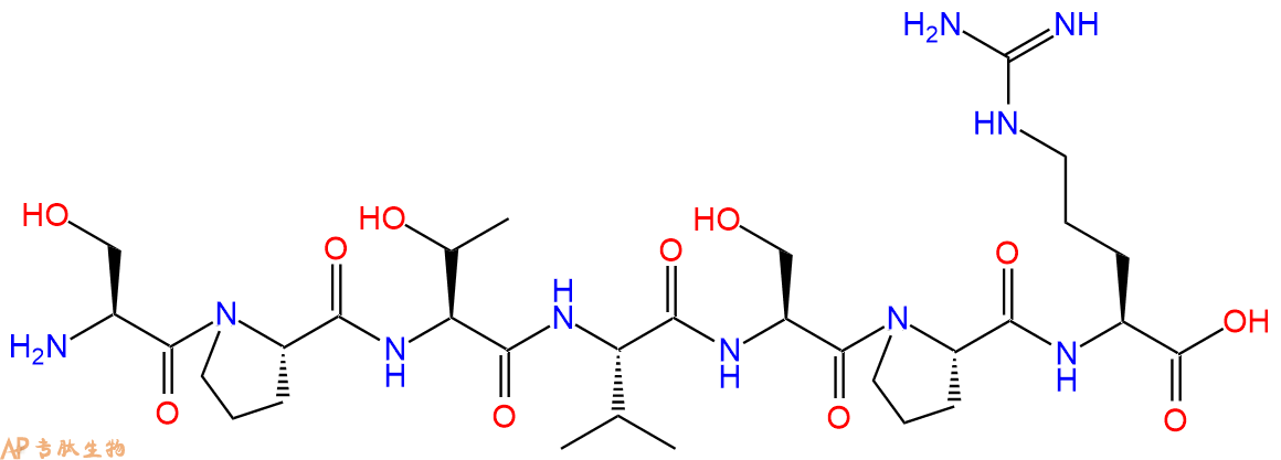 专肽生物产品H2N-Ser-Pro-Thr-Val-Ser-Pro-Arg-OH