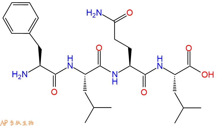 专肽生物产品H2N-Phe-Leu-Gln-Leu-OH