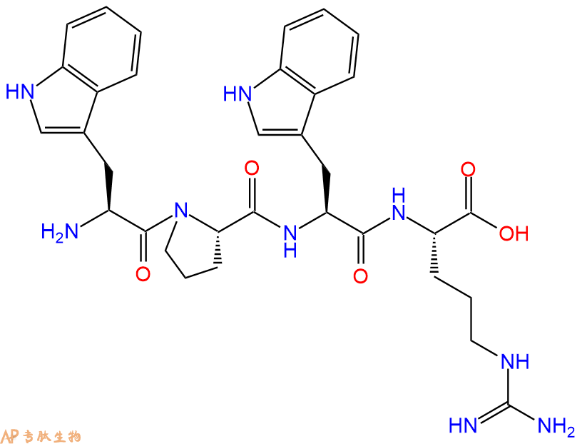 专肽生物产品H2N-Trp-Pro-Trp-Arg-OH