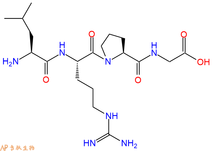 专肽生物产品H2N-Leu-Arg-Pro-Gly-OH