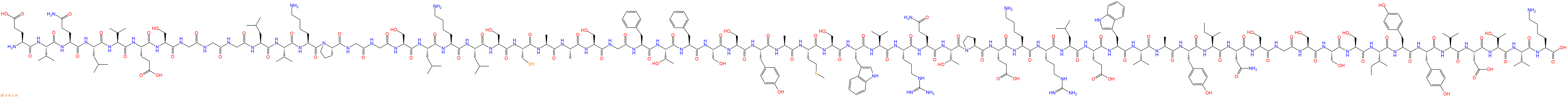 专肽生物产品H2N-Glu-Val-Gln-Leu-Val-Glu-Ser-Gly-Gly-Gly-Leu-Val-Lys-Pro-Gly-Gly-Ser-Leu-Lys-Leu-Ser-Cys-Ala-Ala-Ser-Gly-Phe-Thr-Phe-Ser-Ser-Tyr-Ala-Met-Ser-Trp-Val-Arg-Gln-Thr-Pro-Glu-Lys-Arg-Leu-Glu-Trp-Val-Ala-Tyr-Ile-Asn-Ser-Gly-Ser-Ser-Ser-Ile-Tyr-Tyr-Val-Asp-Thr-