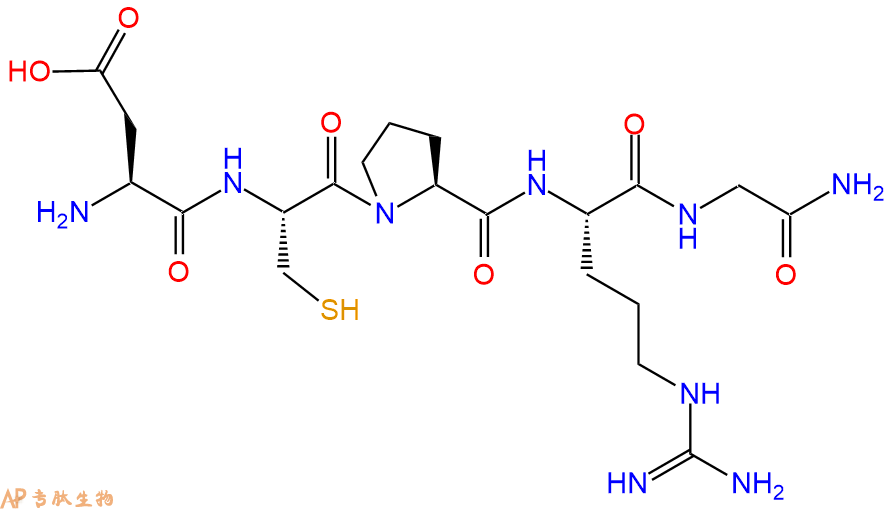专肽生物产品H2N-Asp-Cys-Pro-Arg-Gly-NH2