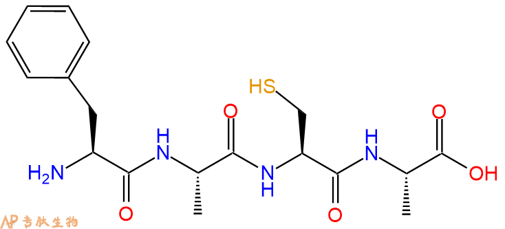 专肽生物产品H2N-Phe-Ala-Cys-Ala-OH