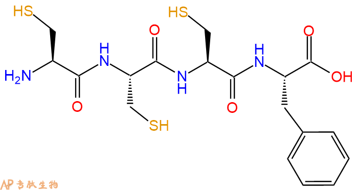 专肽生物产品H2N-Cys-Cys-Cys-Phe-OH