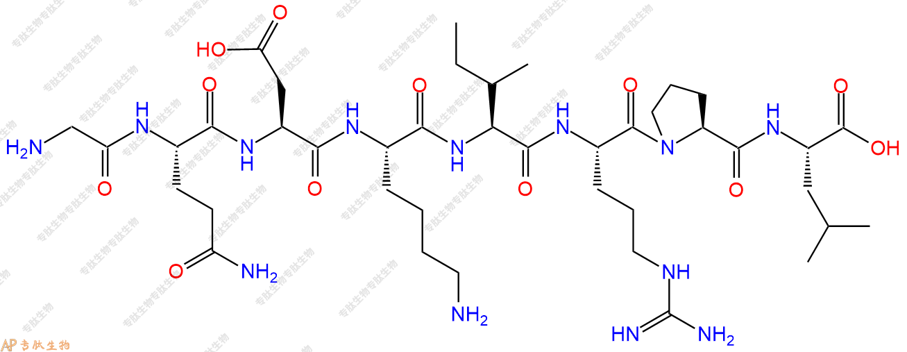 专肽生物产品H2N-Gly-Gln-Asp-Lys-Ile-Arg-Pro-Leu-OH