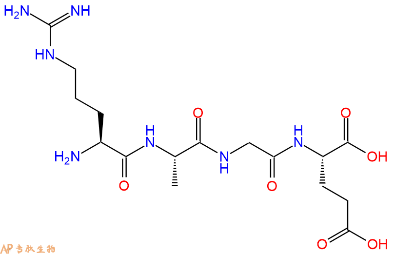 专肽生物产品H2N-Arg-Ala-Gly-Glu-OH