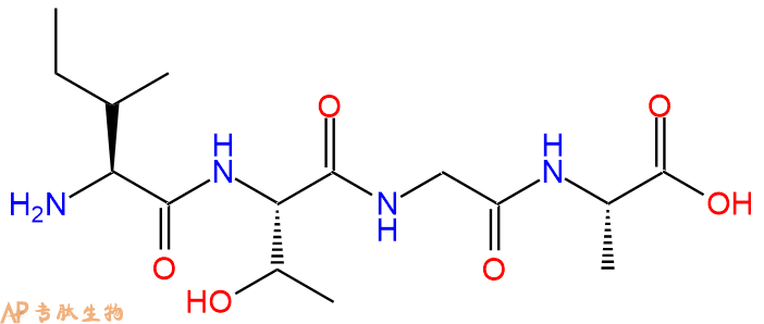 专肽生物产品H2N-Ile-Thr-Gly-Ala-OH