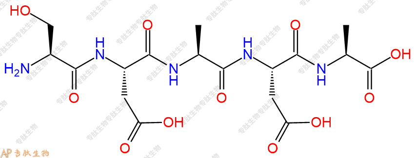 专肽生物产品H2N-Ser-Asp-Ala-Asp-Ala-OH