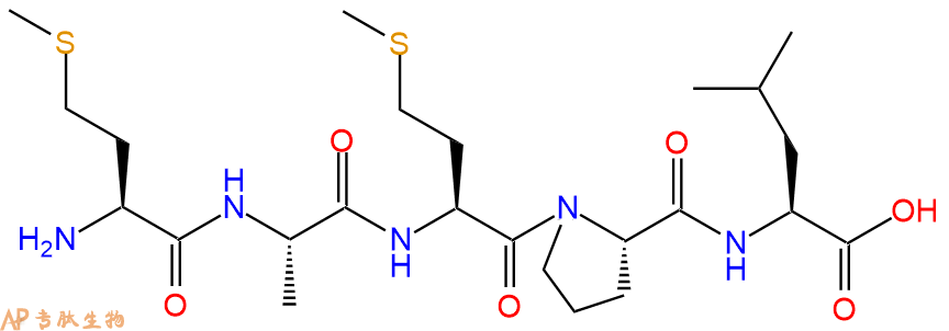 专肽生物产品H2N-Met-Ala-Met-Pro-Leu-OH