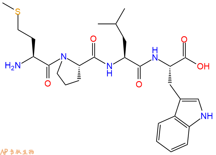 专肽生物产品H2N-Met-Pro-Leu-Trp-OH
