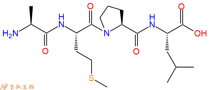 专肽生物产品H2N-Ala-Met-Pro-Leu-OH