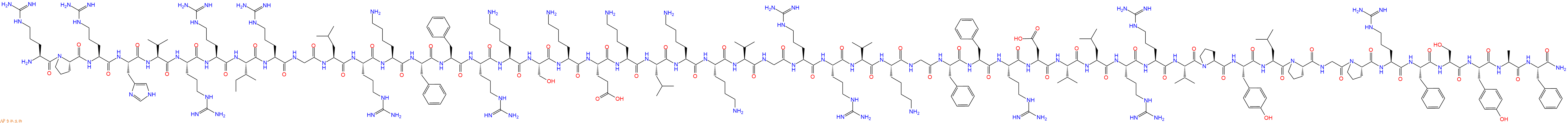 专肽生物产品H2N-Arg-Pro-Arg-His-Val-Arg-Arg-Ile-Arg-Gly-Leu-Arg-Lys-Phe-Phe-Arg-Lys-Ser-Lys-Glu-Lys-Leu-Lys-Lys-Val-Gly-Arg-Arg-Val-Lys-Gly-Phe-Phe-Arg-Asp-Val-Leu-Arg-Arg-Val-Pro-Tyr-Leu-Pro-Gly-Pro-Arg-Phe-Ser-Tyr-Ala-Phe-NH2