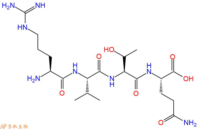 专肽生物产品H2N-Arg-Val-Thr-Gln-OH
