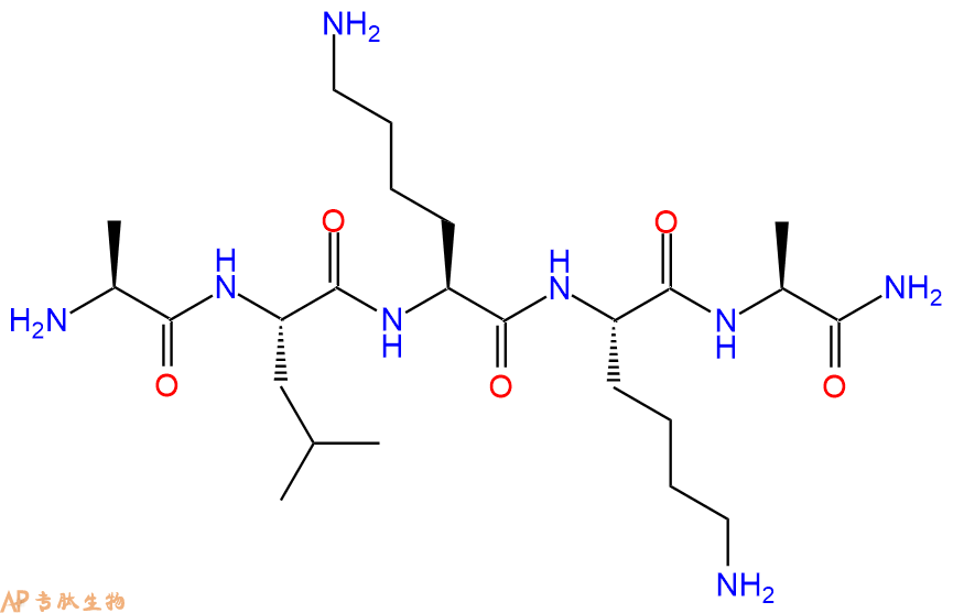 专肽生物产品H2N-Ala-Leu-Lys-Lys-Ala-NH2