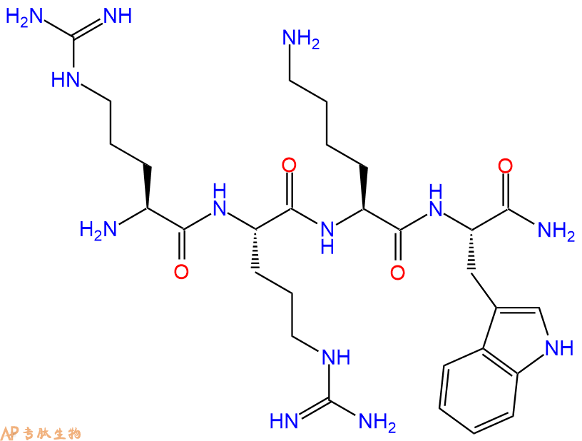 专肽生物产品H2N-Arg-Arg-Lys-Trp-NH2