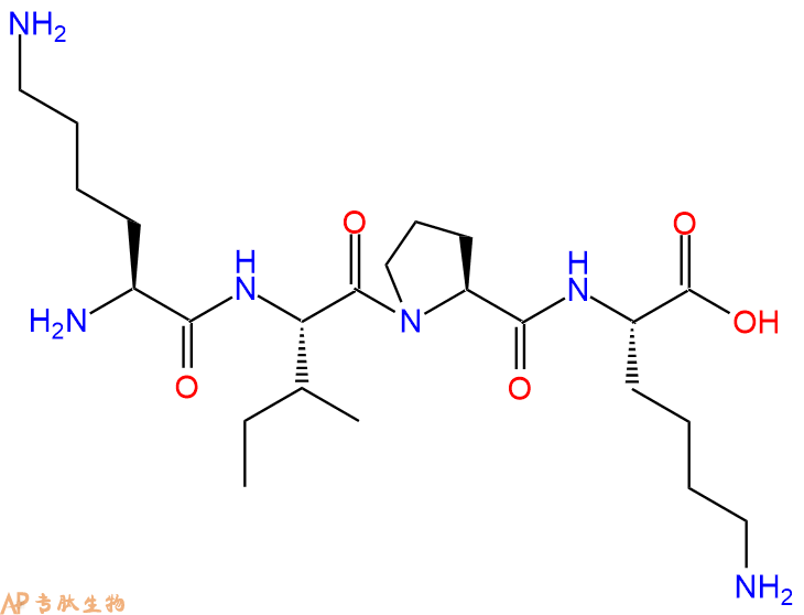 专肽生物产品H2N-Lys-Ile-Pro-Lys-OH