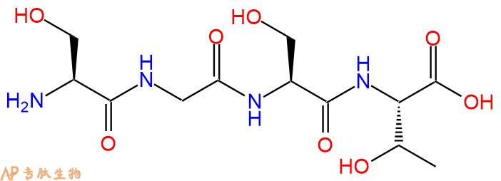 专肽生物产品H2N-Ser-Gly-Ser-Thr-OH