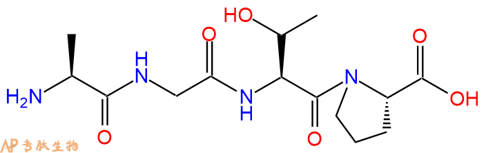 专肽生物产品H2N-Ala-Gly-Thr-Pro-OH