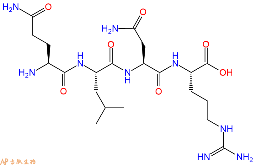专肽生物产品H2N-Gln-Leu-Asn-Arg-OH