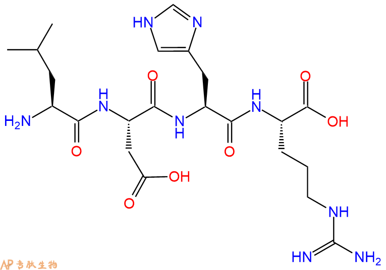 专肽生物产品H2N-Leu-Asp-His-Arg-OH