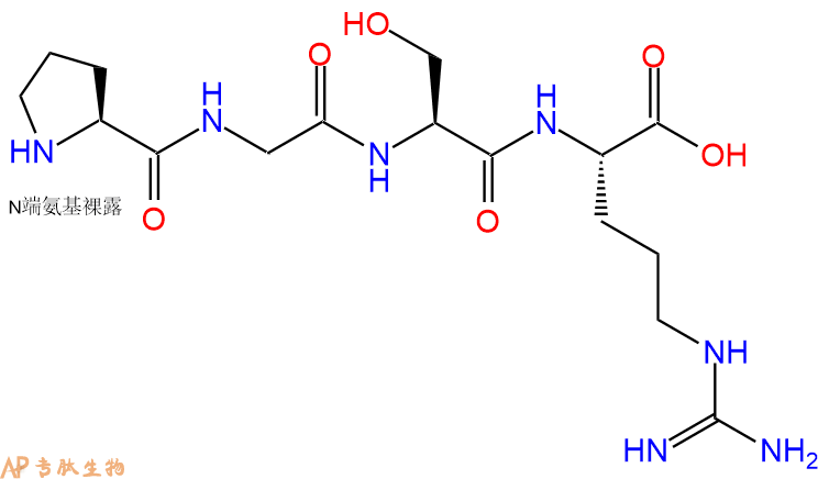 专肽生物产品H2N-Pro-Gly-Ser-Arg-OH
