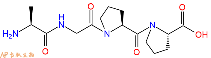 专肽生物产品H2N-Ala-Gly-Pro-Pro-OH