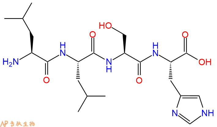 专肽生物产品H2N-Leu-Leu-Ser-His-OH