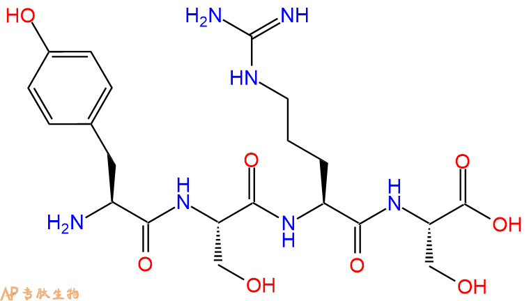 专肽生物产品H2N-Tyr-Ser-Arg-Ser-OH