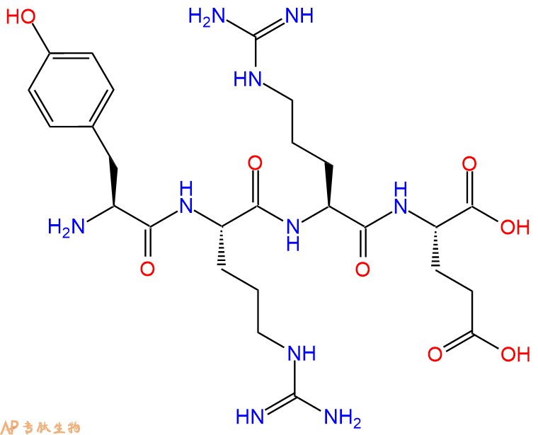 专肽生物产品H2N-Tyr-Arg-Arg-Glu-OH