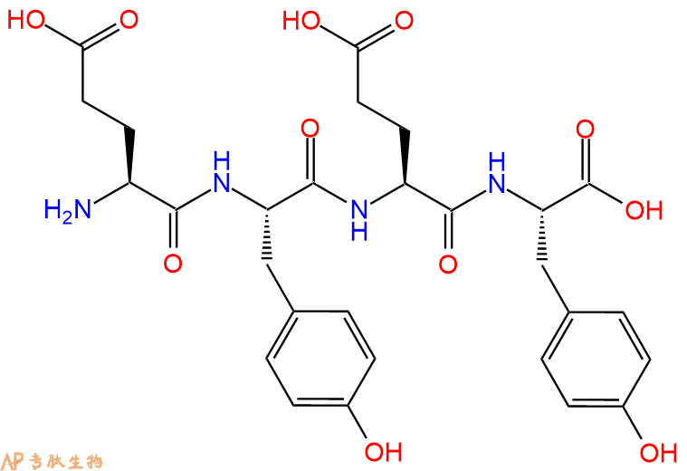 专肽生物产品H2N-Glu-Tyr-Glu-Tyr-OH