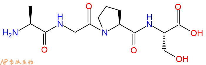 专肽生物产品H2N-Ala-Gly-Pro-Ser-OH