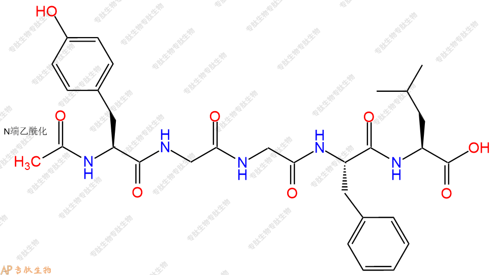 专肽生物产品N-terminally acetylated Leu-enkephalin2703746-32-9
